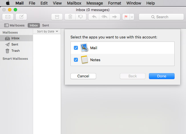 „Apple Mail“ el. pašto konfigūravimas