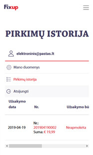 Sukurta elektroninė parduotuvė pritaikyta išmaniesiems mobiliesiems telefonams