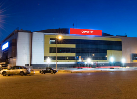 Ekranas - „Avia Solution Group arena fasadas“, Vilnius