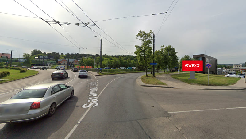 Ekranas „Savanorių žiedas“, Vilnius