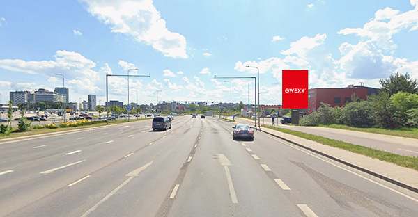 Ekranas „Pilaitės Outlet“, Vilnius