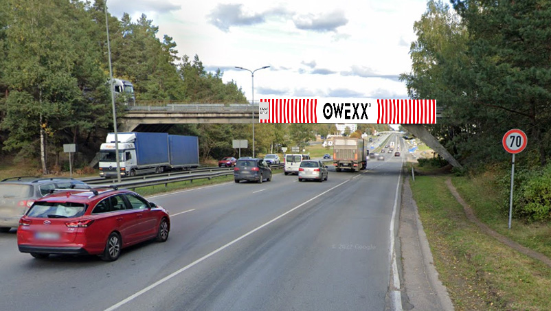 Ekranas ant viaduko „Sigulda / Bergi“ Nr. 26