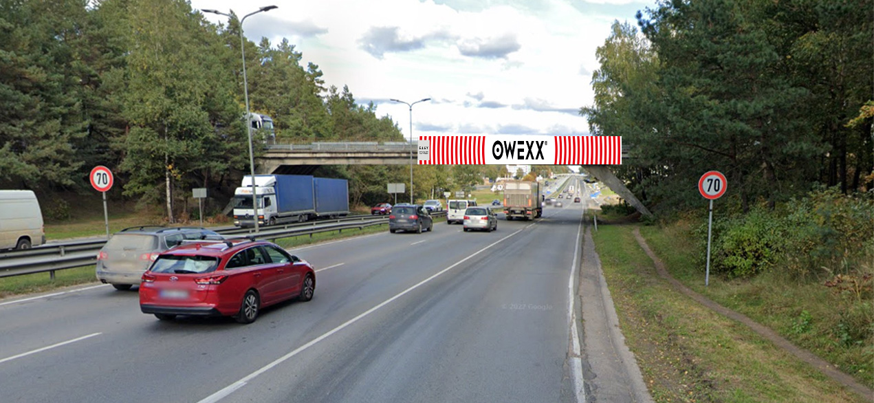 Ekranas ant viaduko „Sigulda / Bergi“ Nr. 26, Ryga