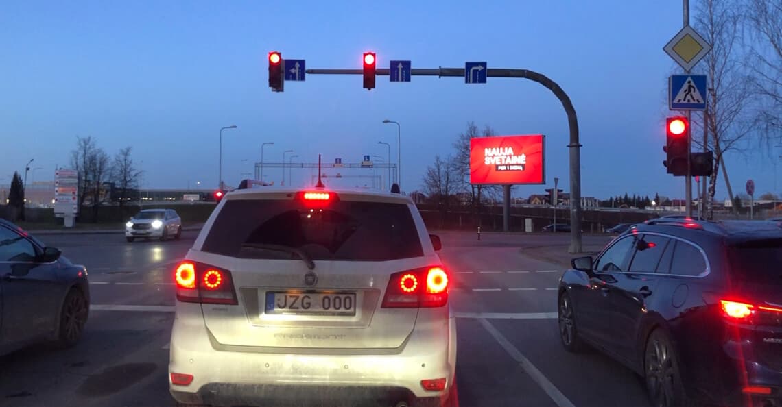 Ekranas – Šilainiai — LED lauko ekranas Kaunas
