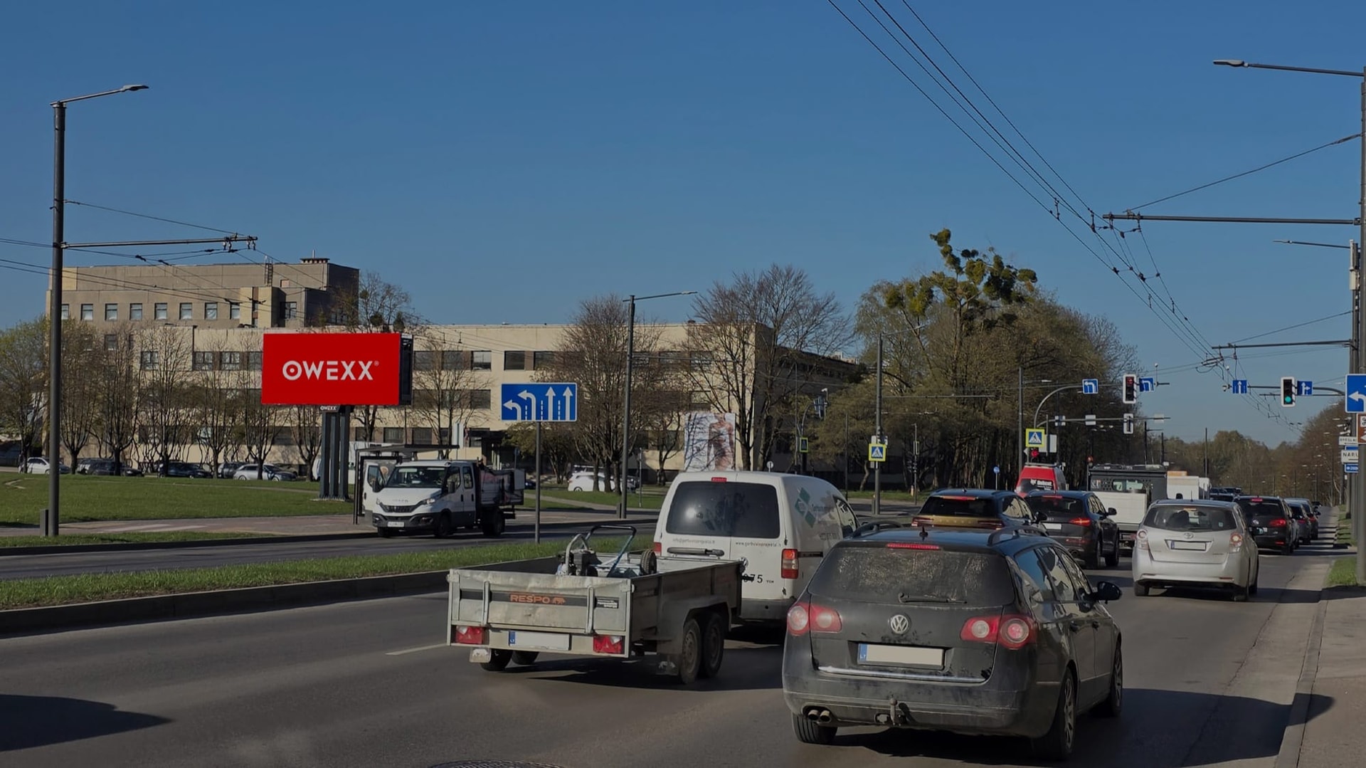 Ekranas „Tunelio" — LED lauko ekranas Kaunas