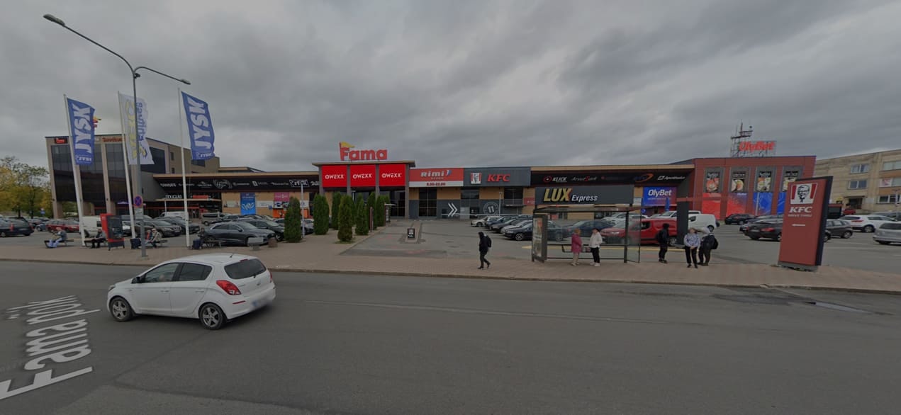 Ekranas – Fama Keskus — LED lauko ekranas Narva