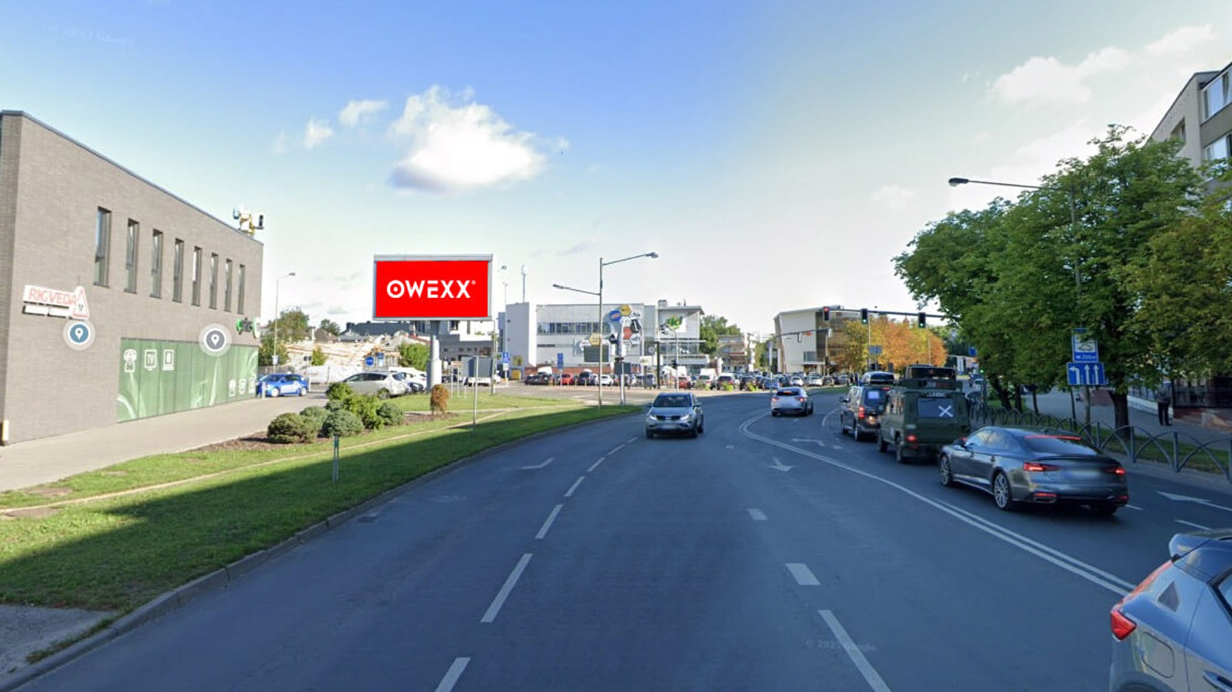 Skærm – Centrum — LED udendørs skærm Panevėžys