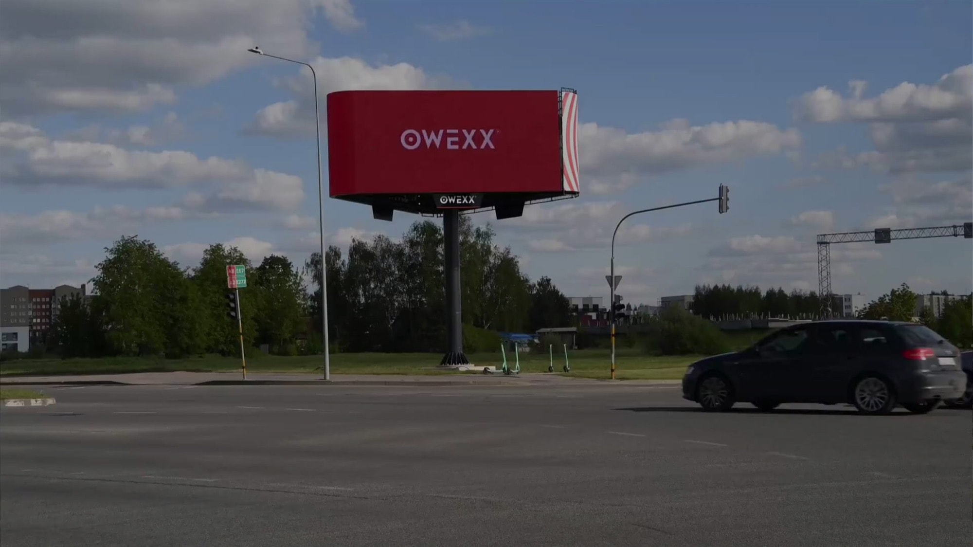 Screen „Klaipėdos g.“ — LED-Außenbildschirm Panevėžys