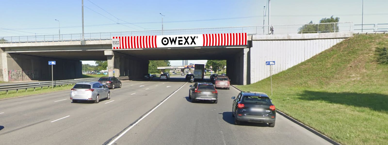 Ekranas – Lacplesa / Krasta — Viaduko ekranas Ryga