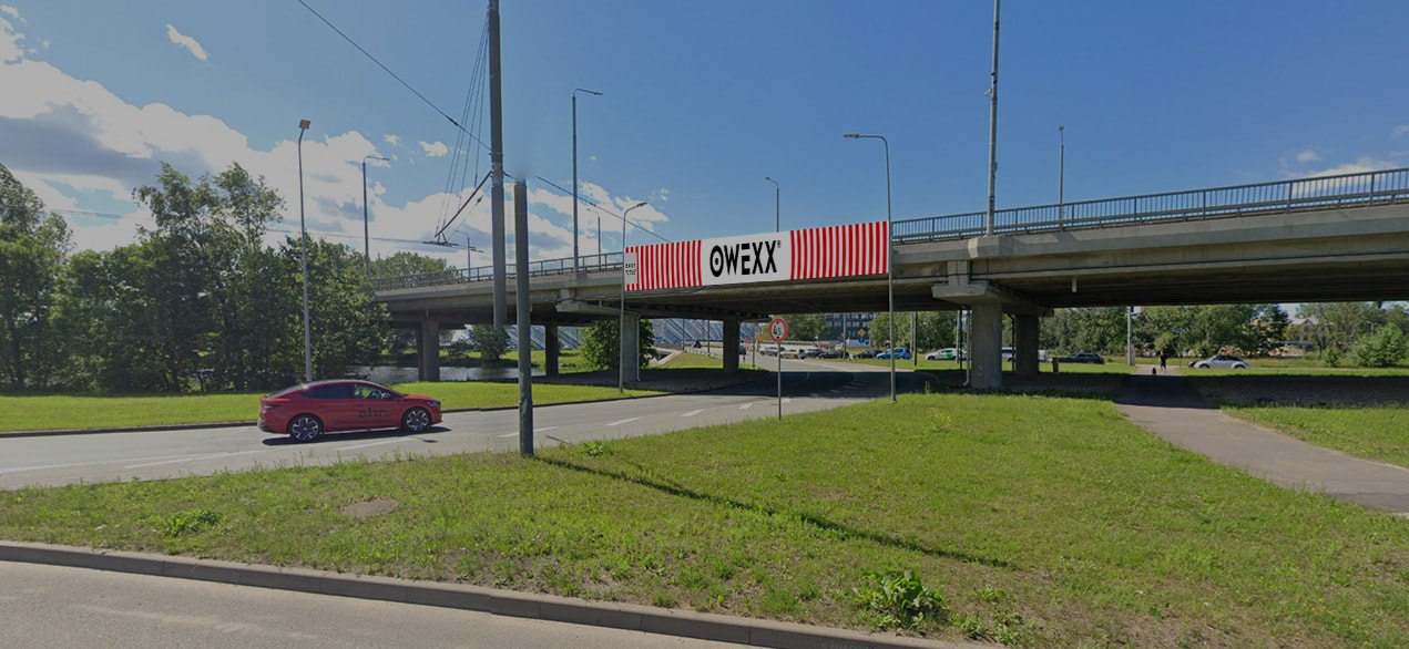 Ekranas – Plaza Biekiensalas Nr. 16.1 — Viaduko ekranas Ryga