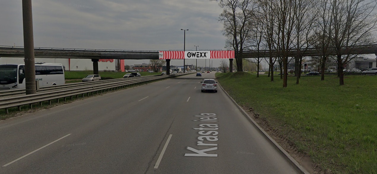 Ekranas – Krasta / Lacplesa Nr. 14 — Viaduko ekranas Ryga