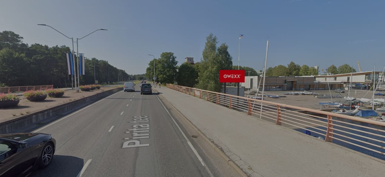 Ekranas – Pirita Jachtklubi — LED lauko ekranas Talinas
