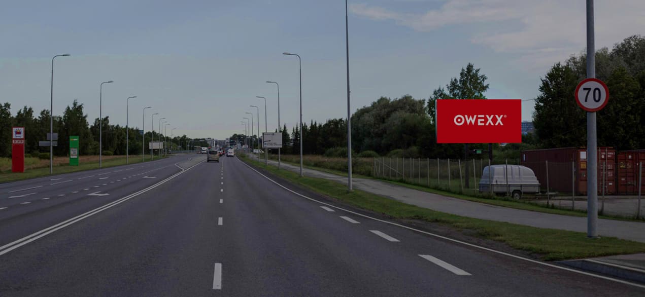 Ekranas – Tartu kelias 119 — LED lauko ekranas Talinas