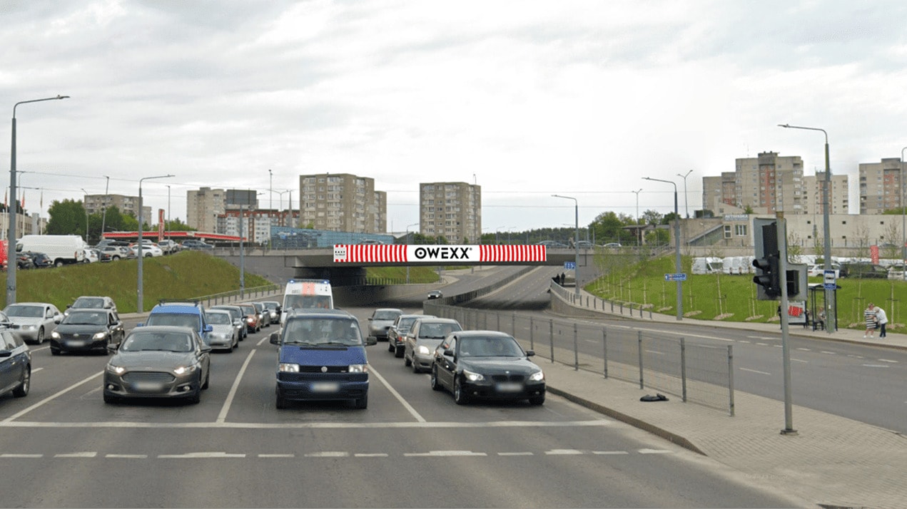 Ekranas „Ateities" — Viaduko ekranas Vilnius