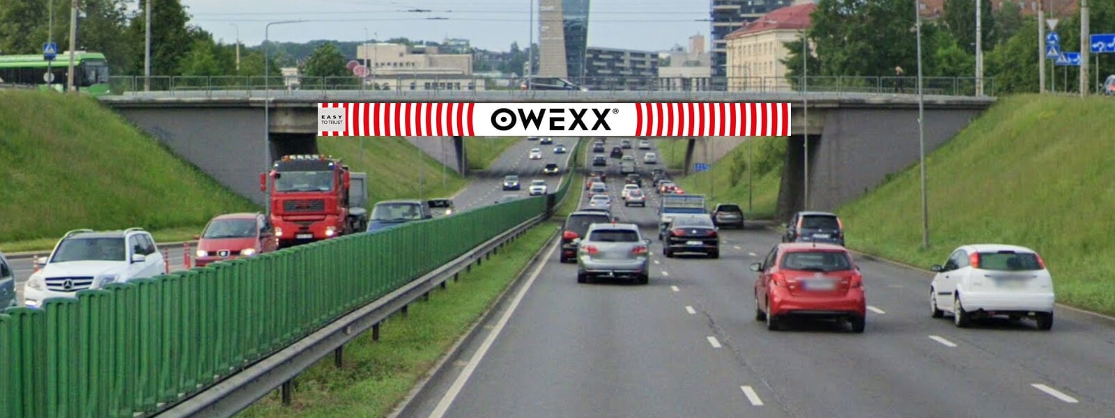 Bildschirm – Konstitucijos — Viadukt-Screen Vilnius