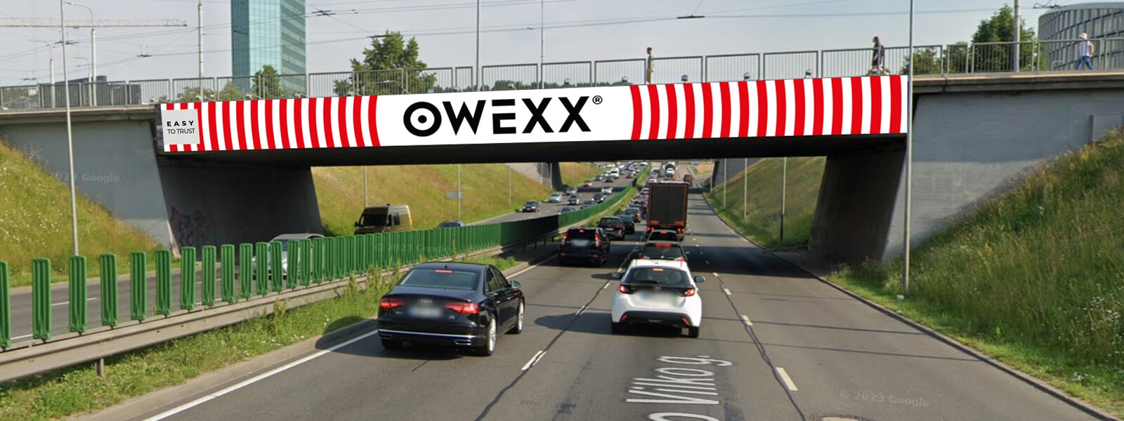Ekranas – Narbuto — Viaduko ekranas Vilnius