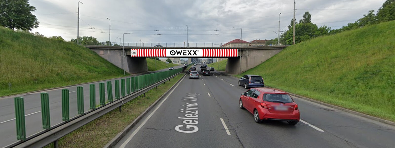 Ekranas – Pedagoginis — Viaduko ekranas Vilnius