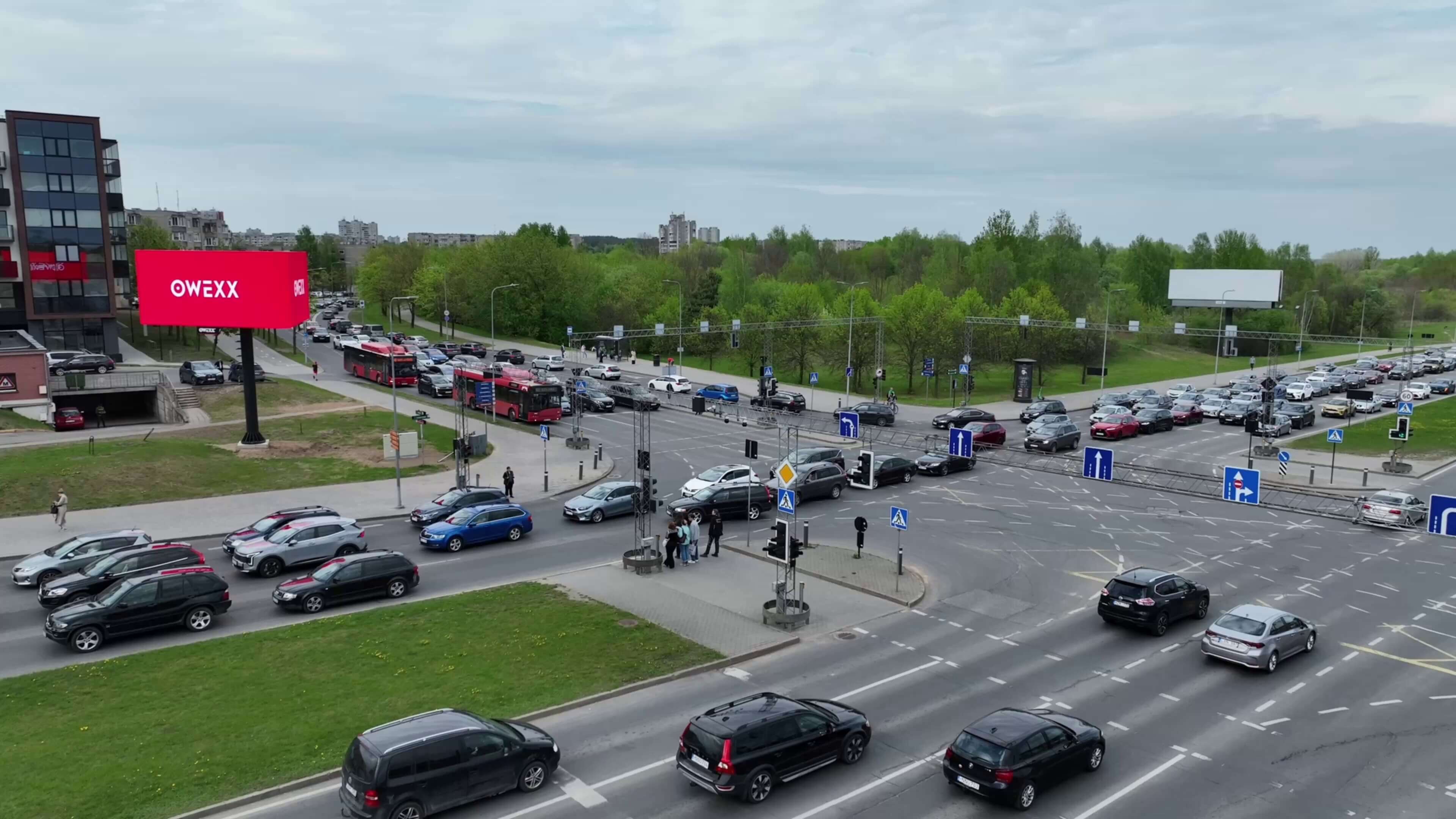 Ekran „Gelvonų“ — Zewnętrzny ekran LED Vilnius
