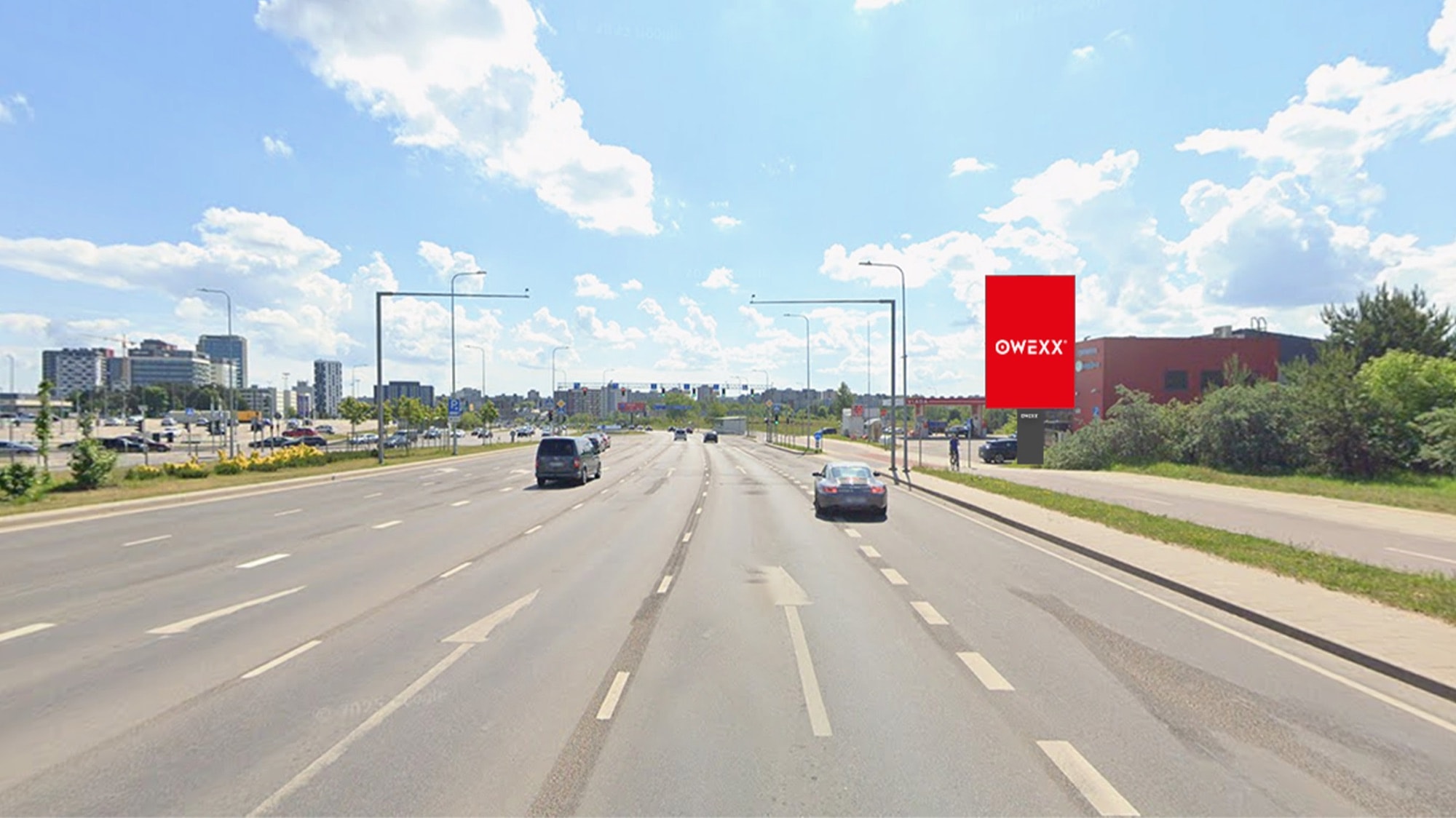 Ekranas „Pilaitės Outlet“ — Vertikalus ekranas Vilnius