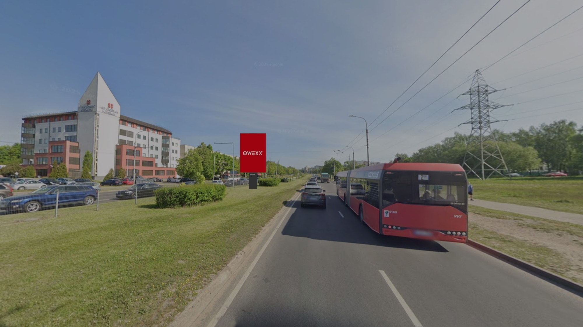 Screen "Rygos" — Vertical screen Vilnius