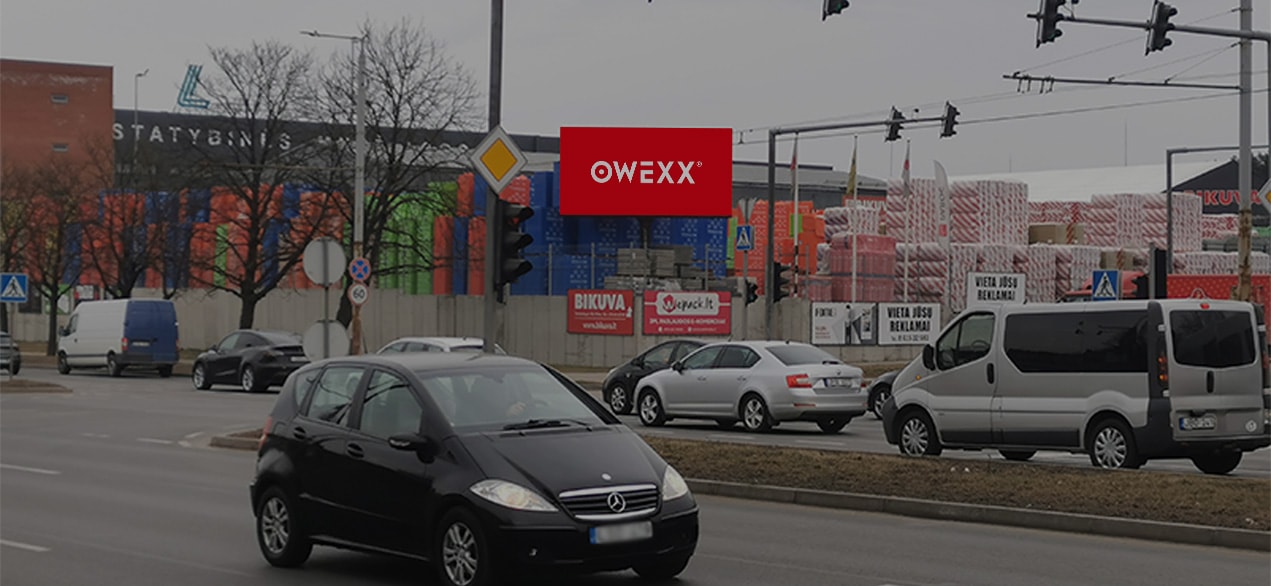 Ekranas – „Sausupio“ — LED lauko ekranas Vilnius