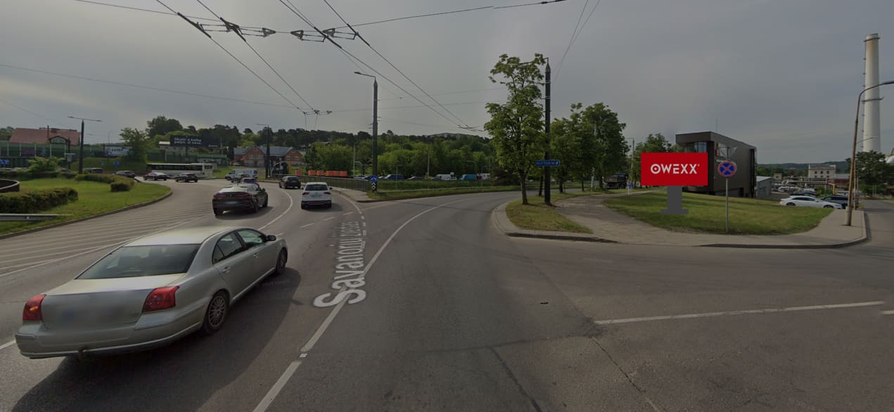 Ekranas „Savanorių žiedas“ — LED lauko ekranas Vilnius