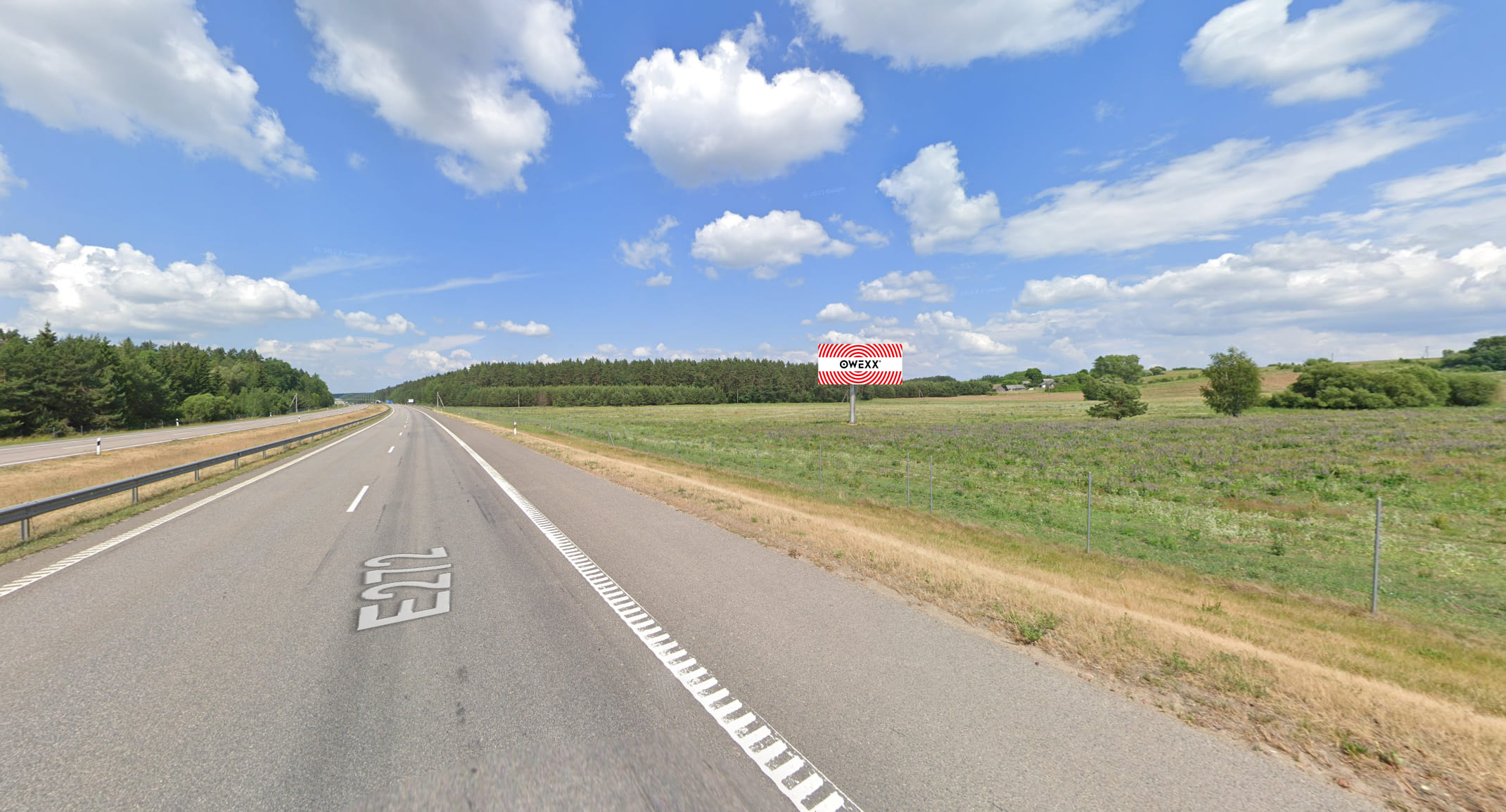 Reklamos stendas A2, Vilnius-Panevėžys, 70 km nuo Vilniaus (dešinė pusė)
