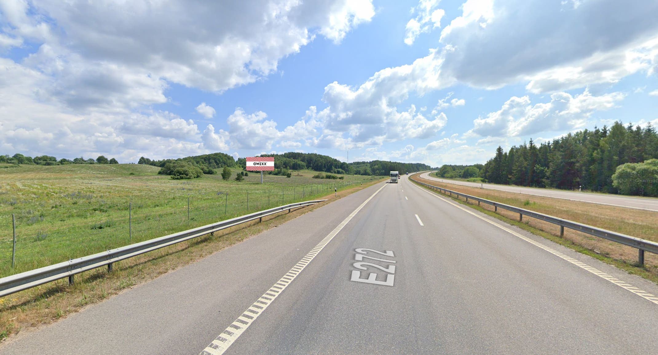 Reklamos stendas Reklamos plotas - A2, Panevėžys-Vilnius, 70 km iki Vilniaus (kairėje pusėje)
