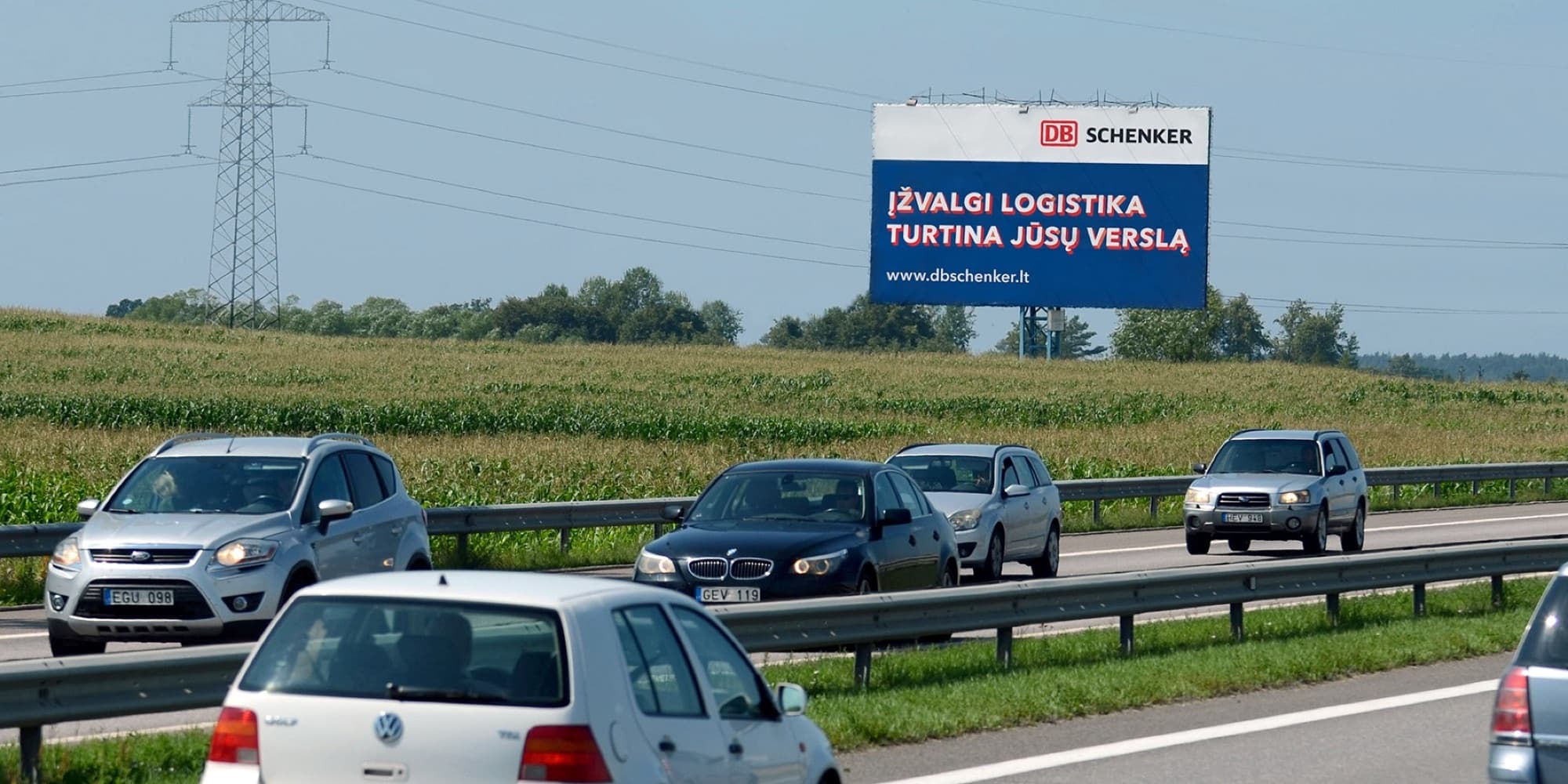 Motorväg A1, Kaunas – Vilnius (höger sida), 76,7 km från Vilnius