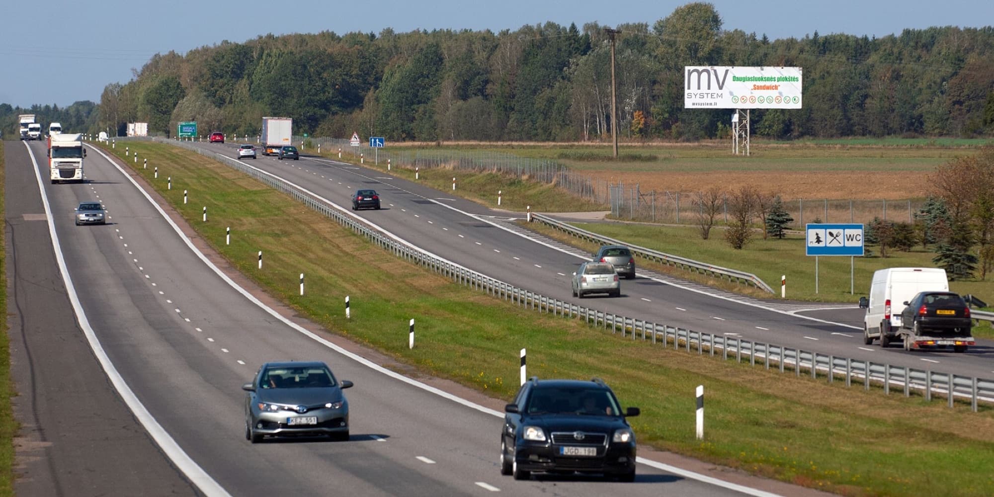 Automagistralė A1, Klaipėda - Kaunas, 143 km nuo Vilniaus