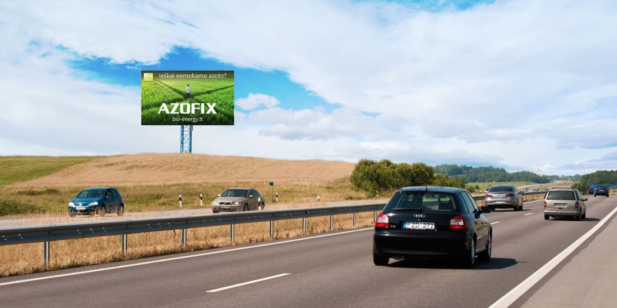 Autobahn A1, Klaipėda - Kaunas (rechte Seite), 210 km von Vilnius