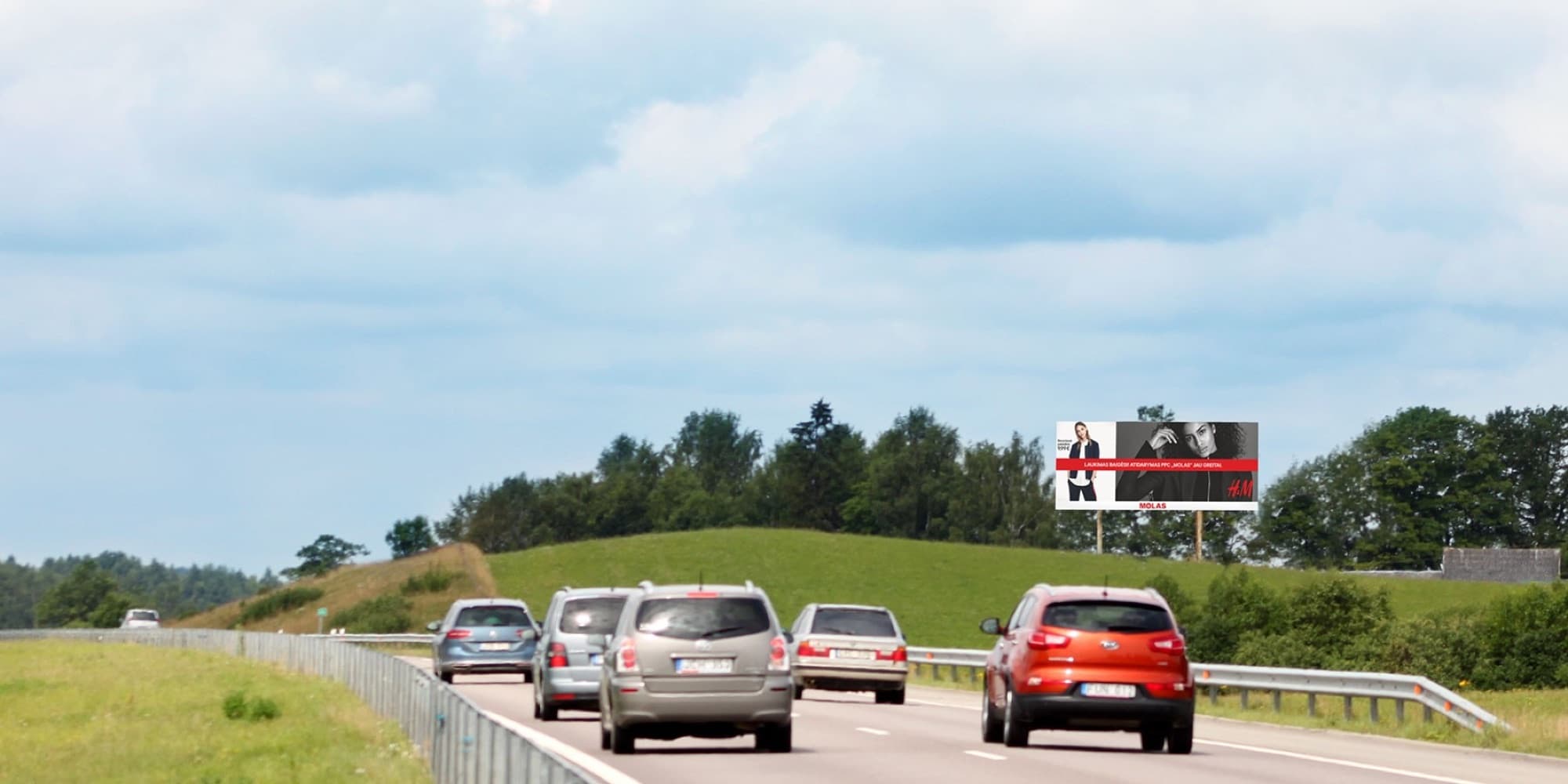 Autoroute A1, Klaipėda - Kaunas (côté gauche), à 210 km de Vilnius