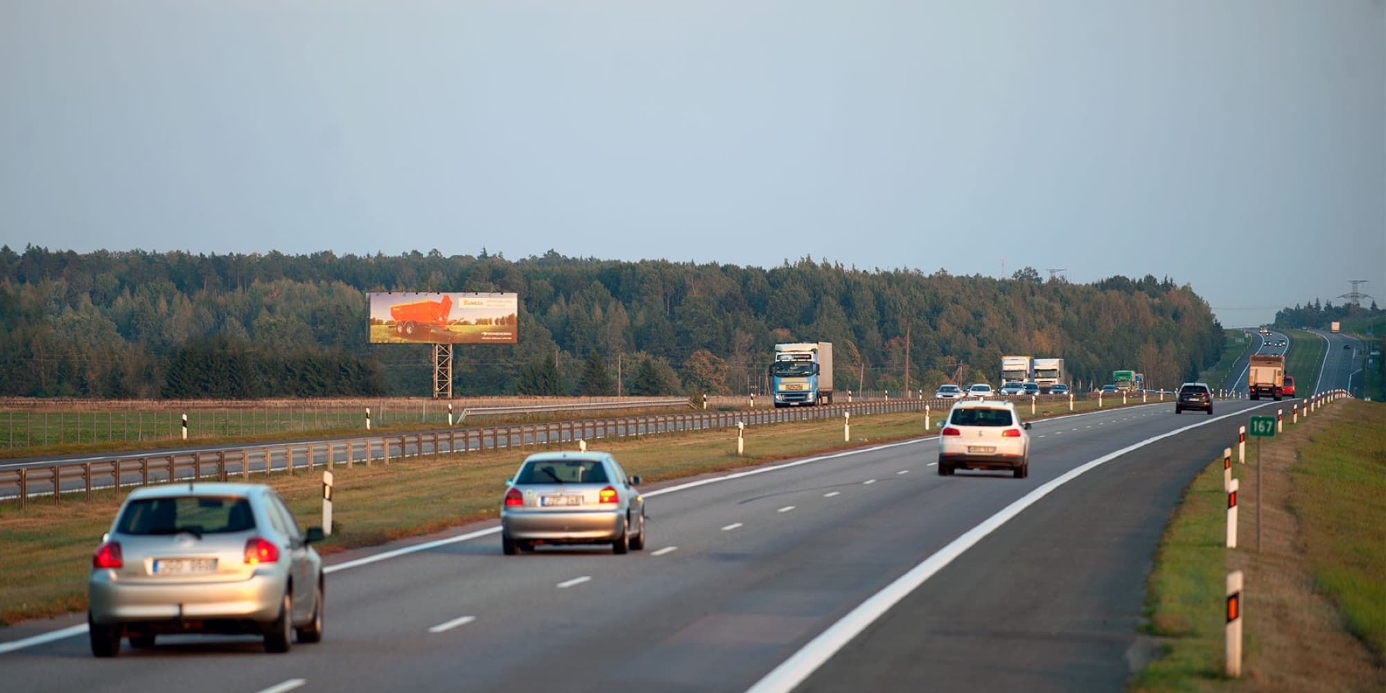 Motorvej A1, Klaipėda - Kaunas (venstre side), 143 km fra Vilnius