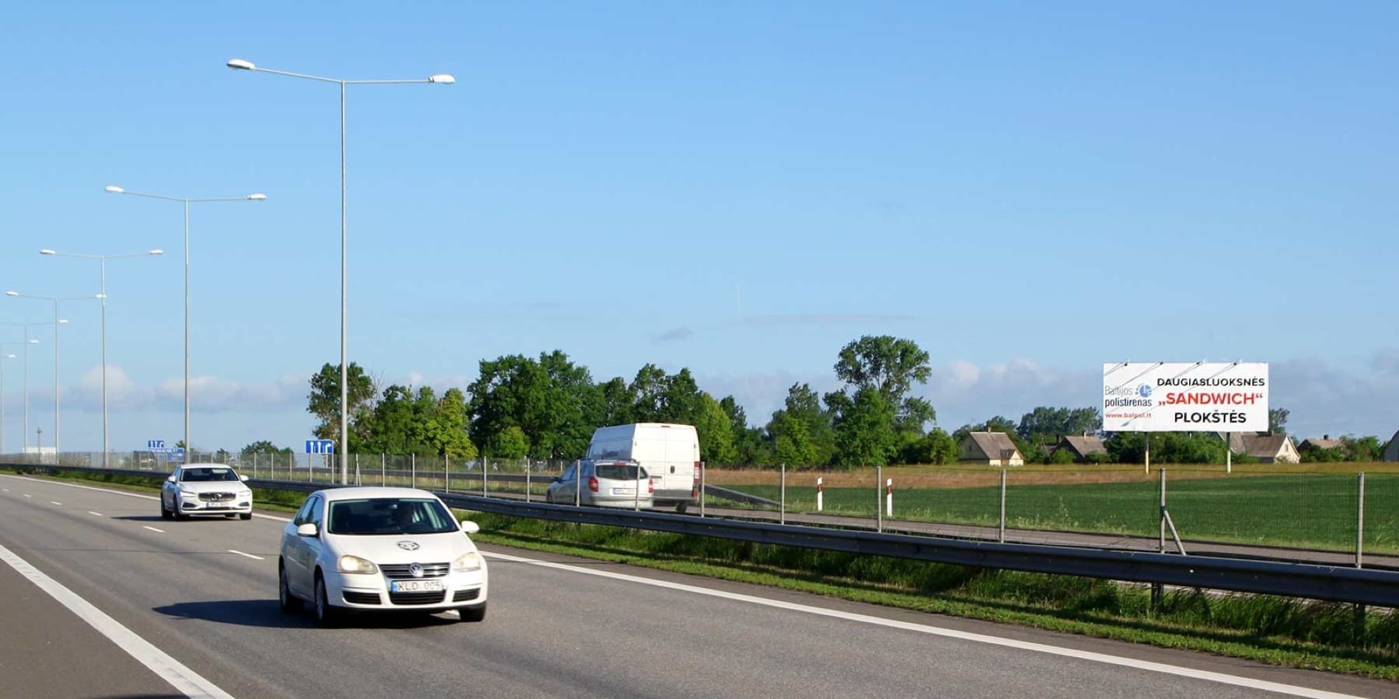 Europavei A1, Vilnius – Kaunas (høyre side), 69 km fra Vilnius