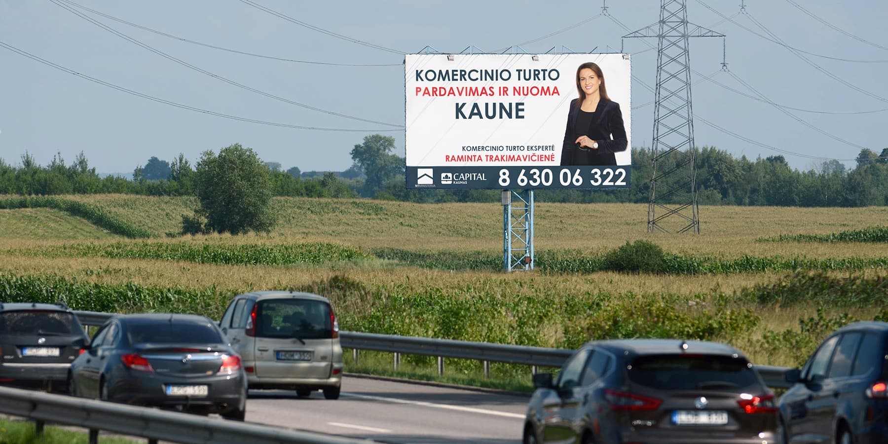 Europavei A1, Vilnius – Kaunas (høyre side), 76 km fra Vilnius