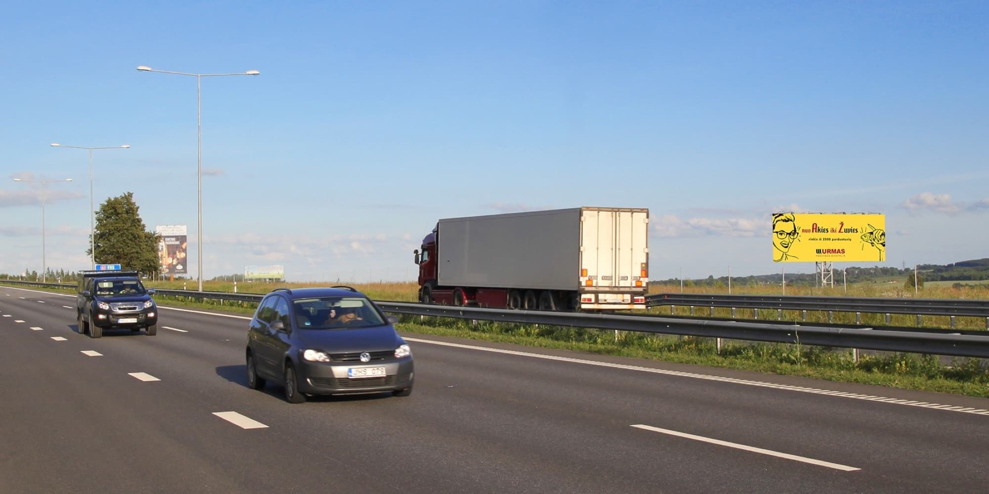 Motorvej A1, Vilnius - Kaunas (venstre side), 61 km fra Vilnius