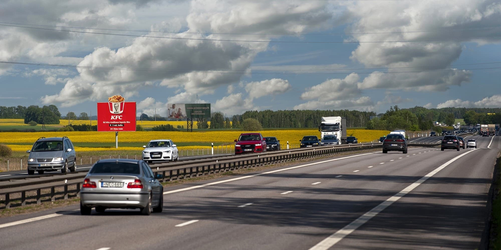 Motorväg A1, Kaunas – Vilnius (höger sida), 77,2 km från Vilnius