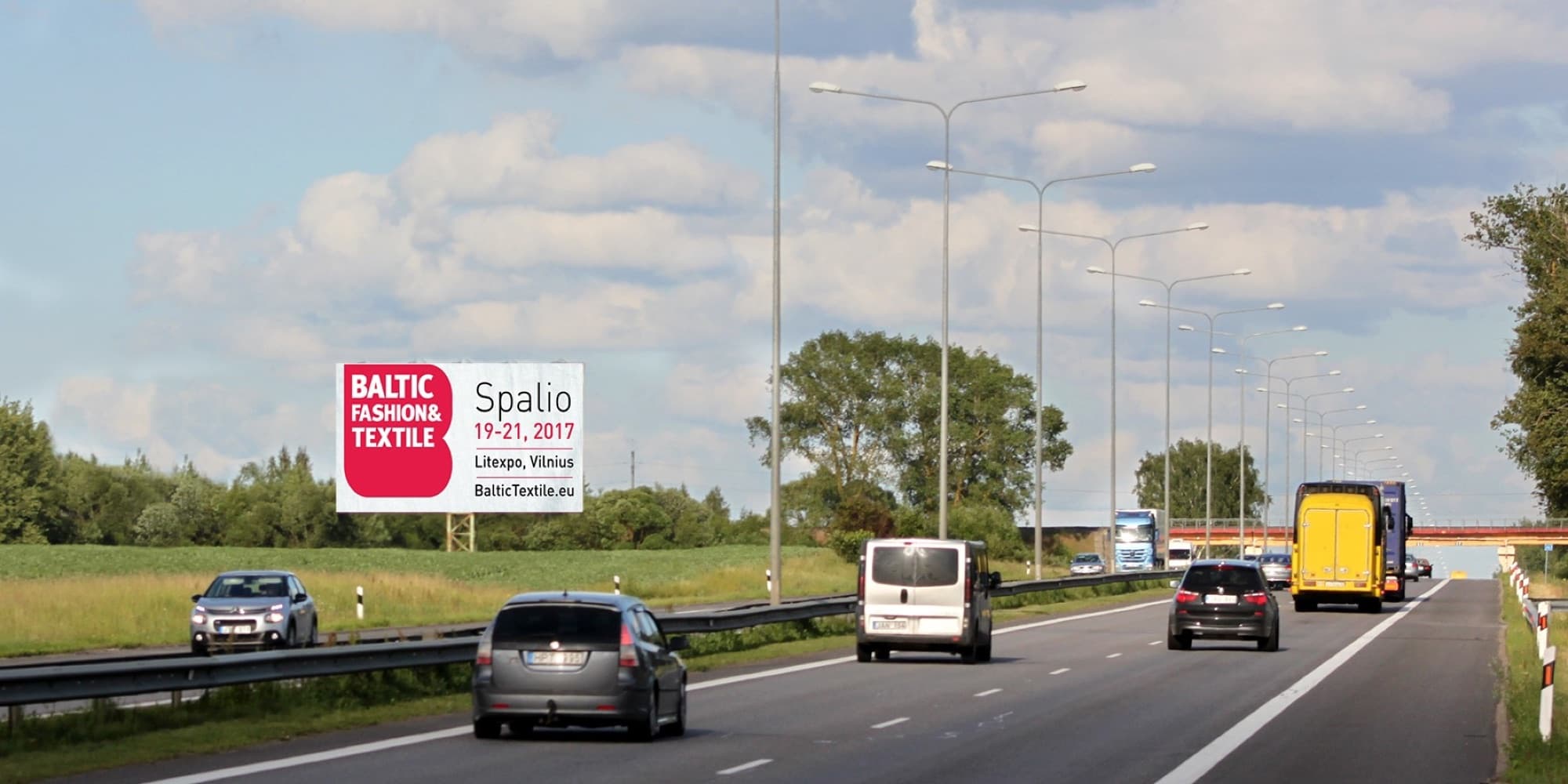 Autoroute A1, Kaunas - Vilnius (côté gauche), à 50 km de Vilnius