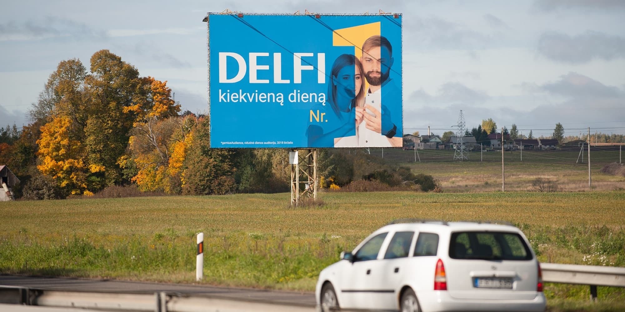 Motorväg A1, Vilnius–Kaunas (höger sida), 50 km från Vilnius