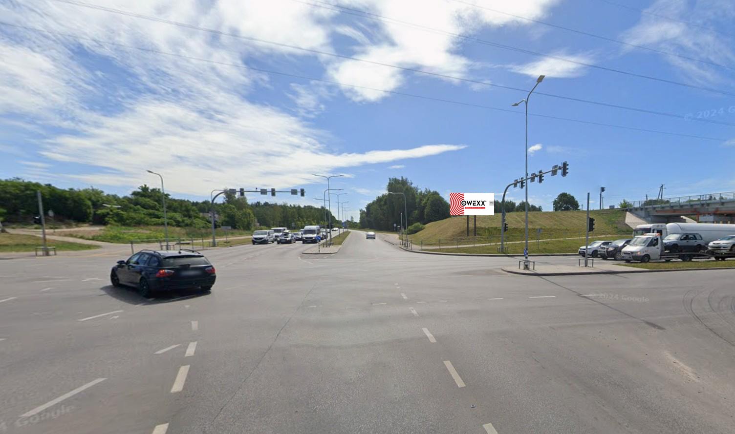 Reklamos stendas Dubijos g. ir Serbentų g. sankirta, Šiauliai