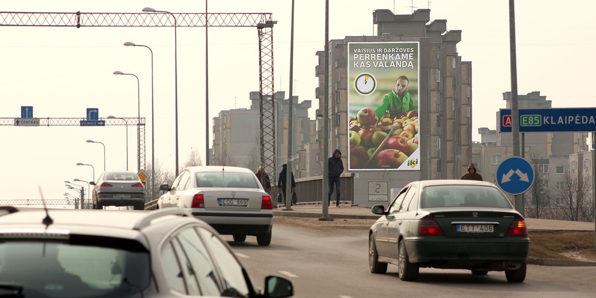 Reklaamitahvel Jotvingių g. 2, Kaunas — Reklaamistend Kaunas