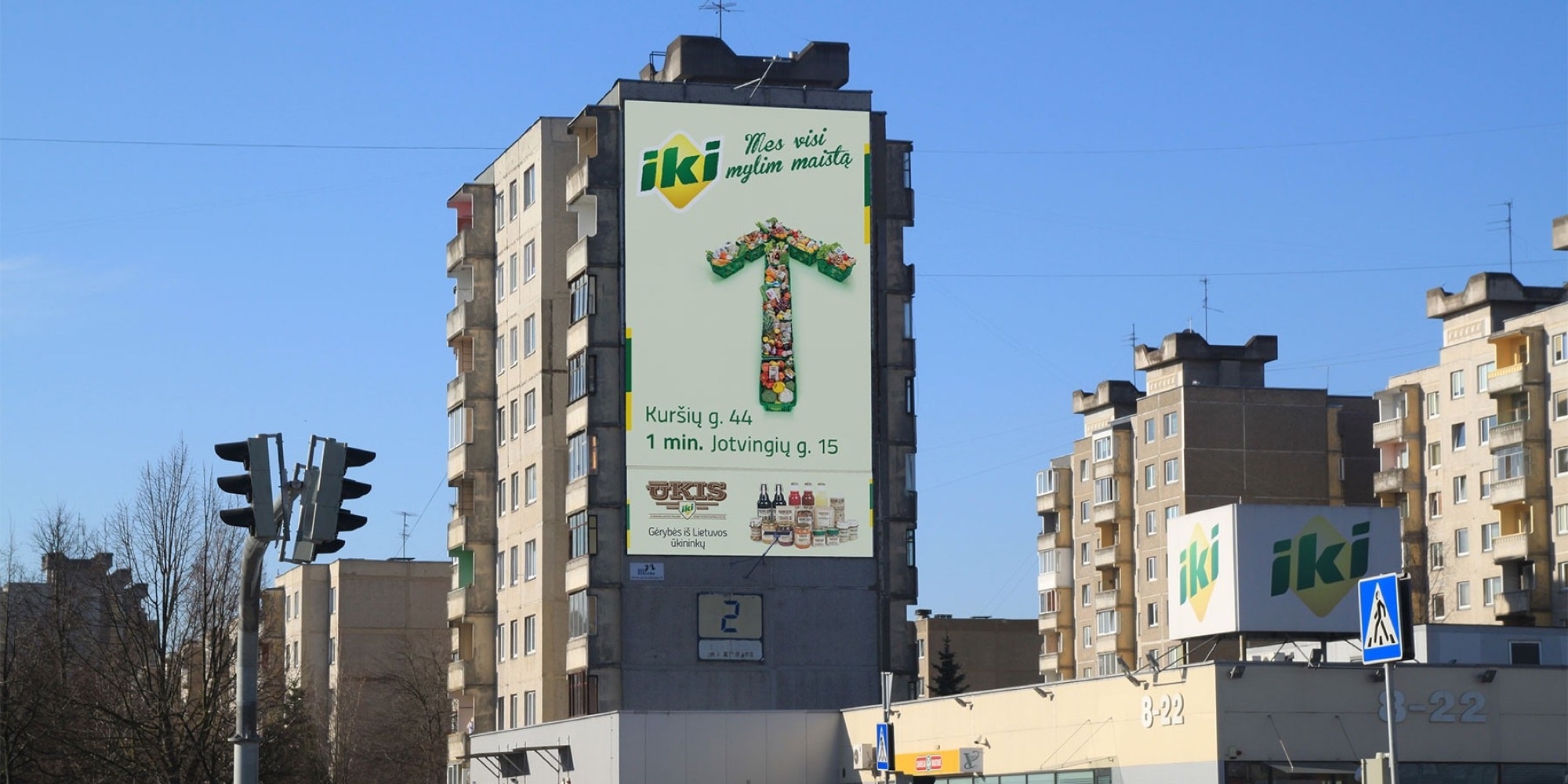 Reklamos stendas Jotvingių g. 2, Kaunas — Reklamos stendas Kaunas