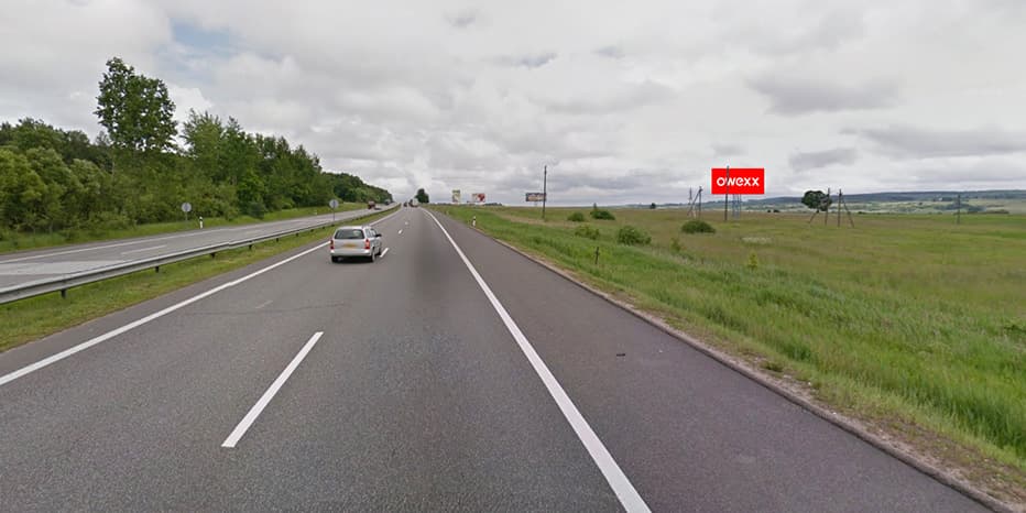 Klaipēda - Kauņa - Viļņa, 62 km līdz Viļņai (labajā pusē)