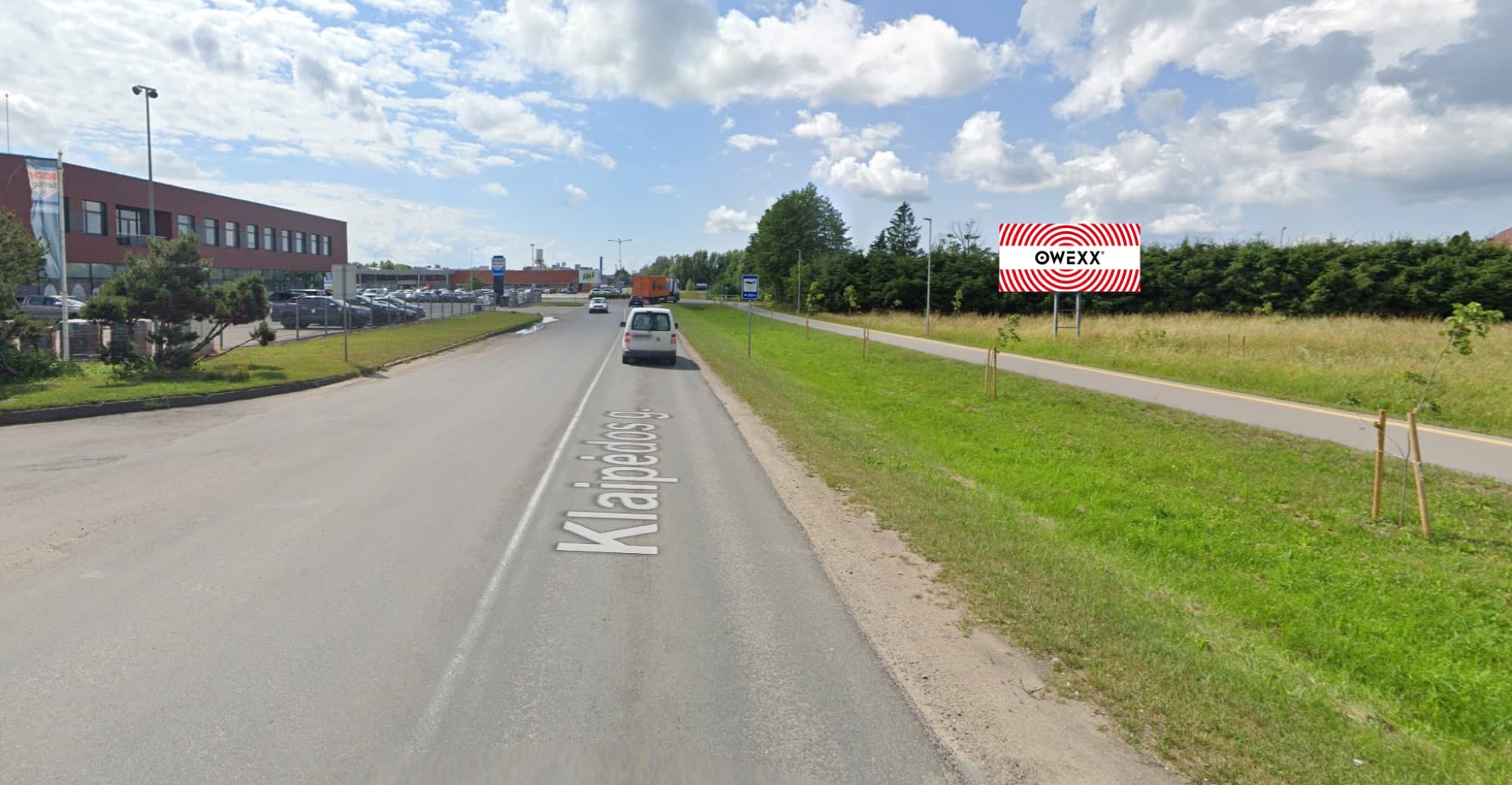 Reklamos stendas Reklamos plotas Klaipėdos g., Šilutė (dešinėje pusėje)