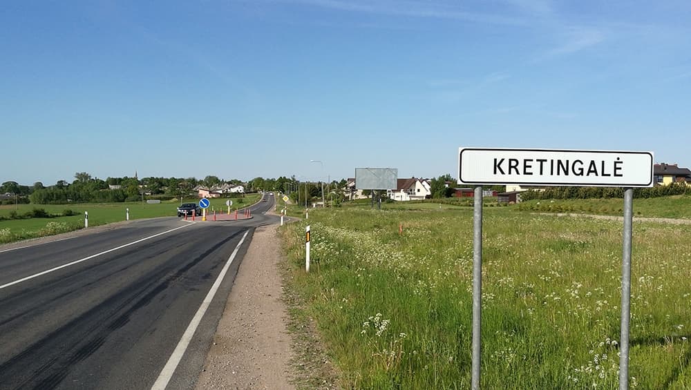 Reklamos stendas Kretingalės k, Klaipėdos r. (B pusė)