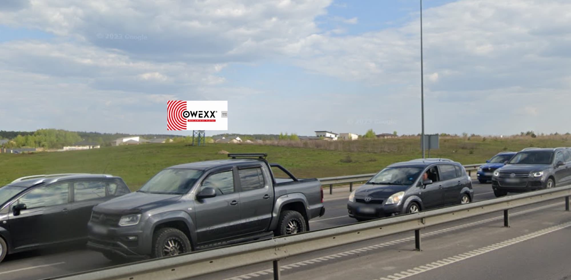 Reklamos stendas Molėtų kelias, 14km. link Vilniaus