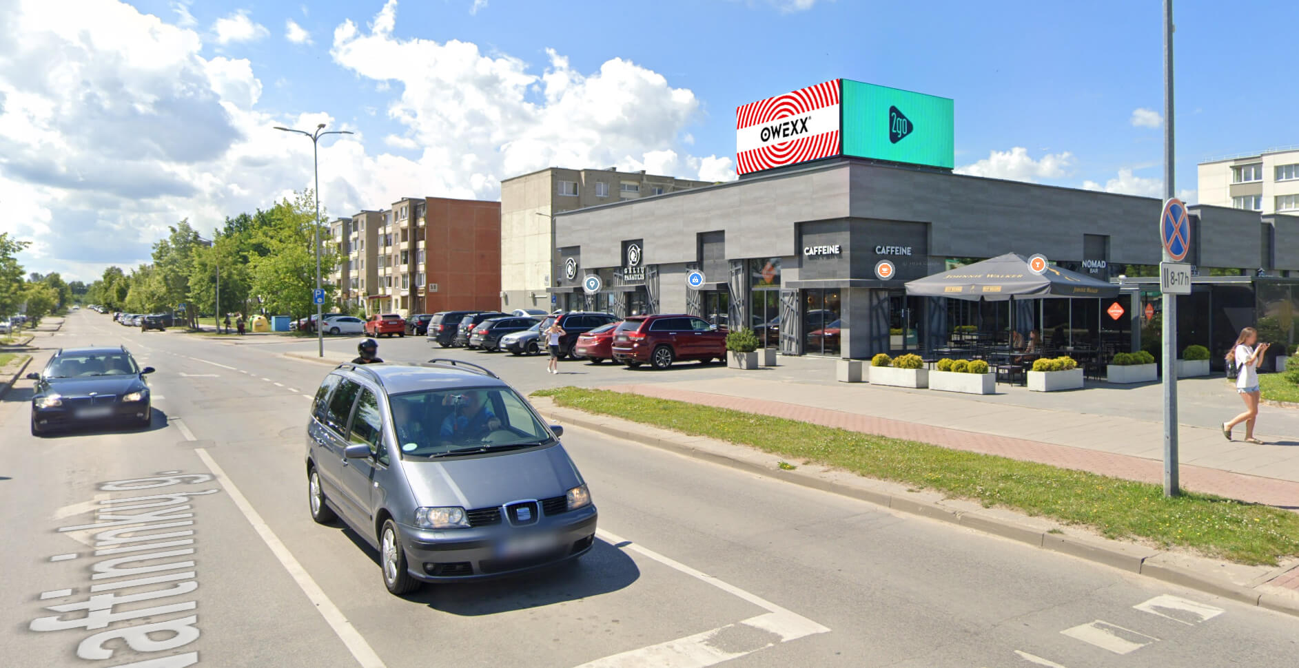 Reklamos stendas Naftininkų g. 40, Mažeikiai — Reklamos stendas Mažeikiai