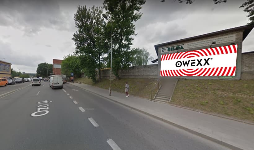 Reklamos stendas – Ozo g., Kareivių g. ir Kalvarijų g. sankirta, Vilnius