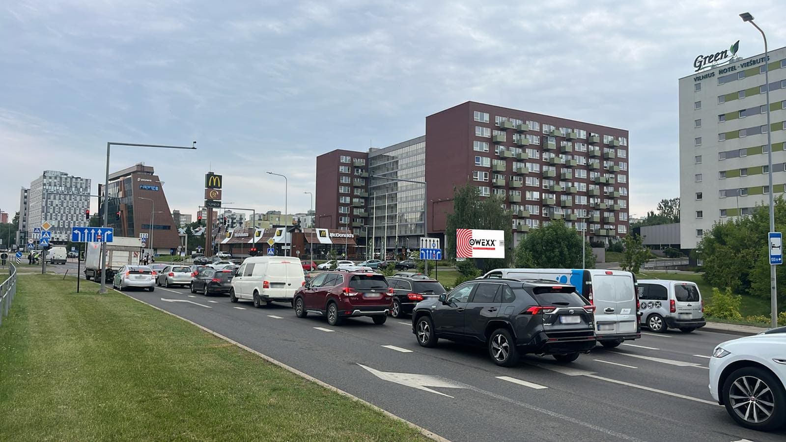 Reklamos stendas Pilaitės pr., Vilnius