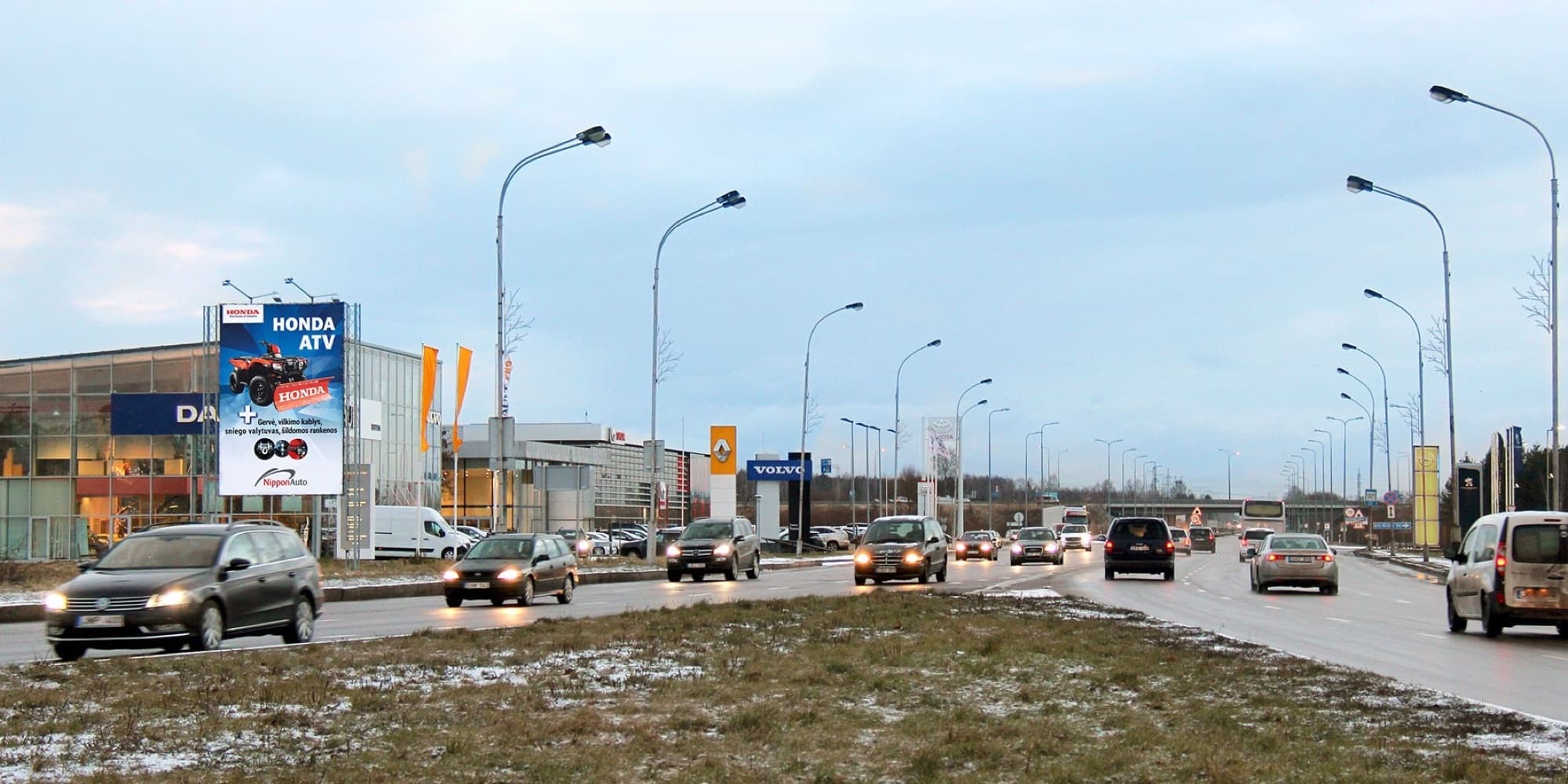 Reklamos stendas Savanorių pr. 443, Kaunas, A pusė